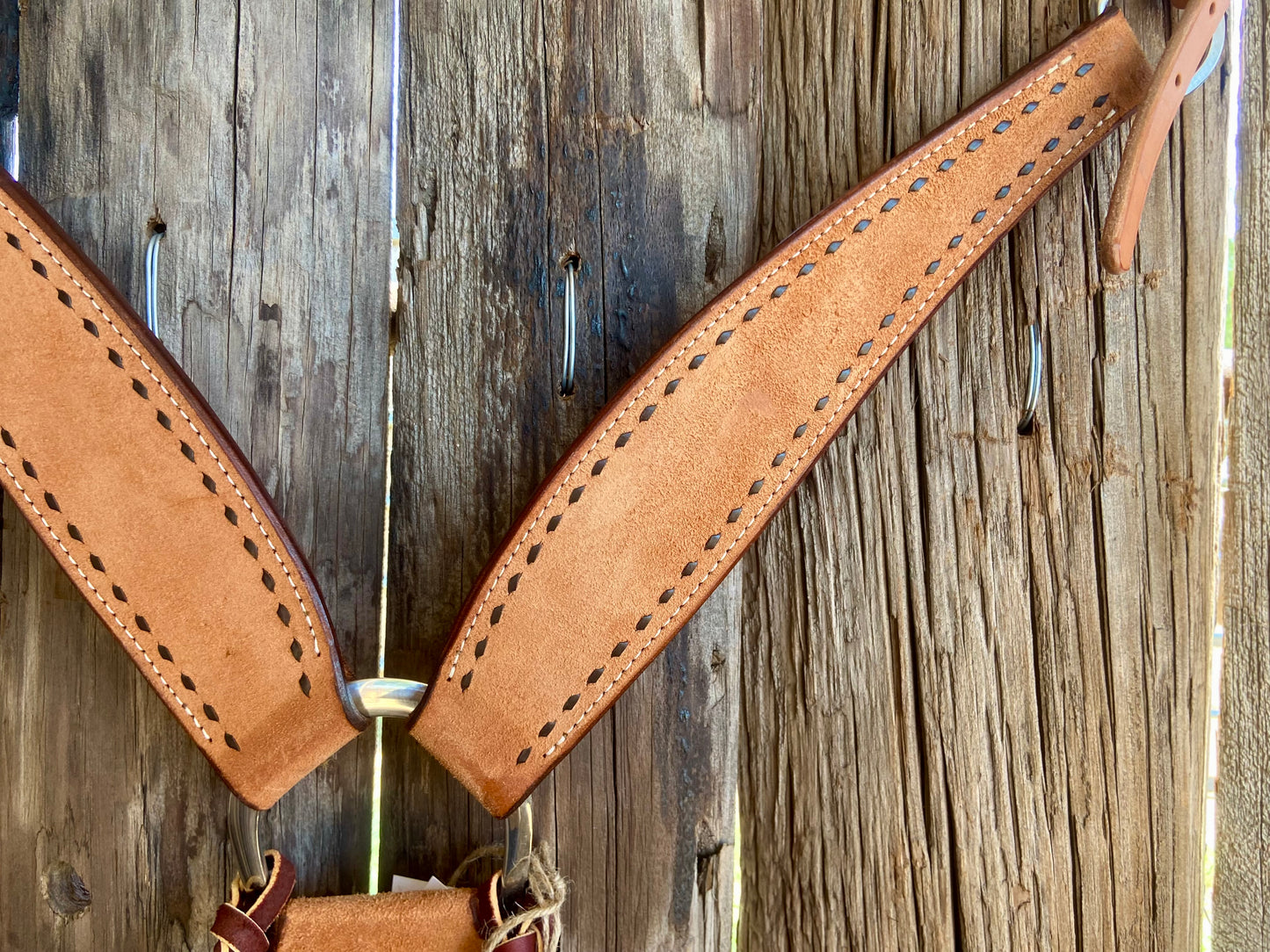 Buck stitched Breast collar