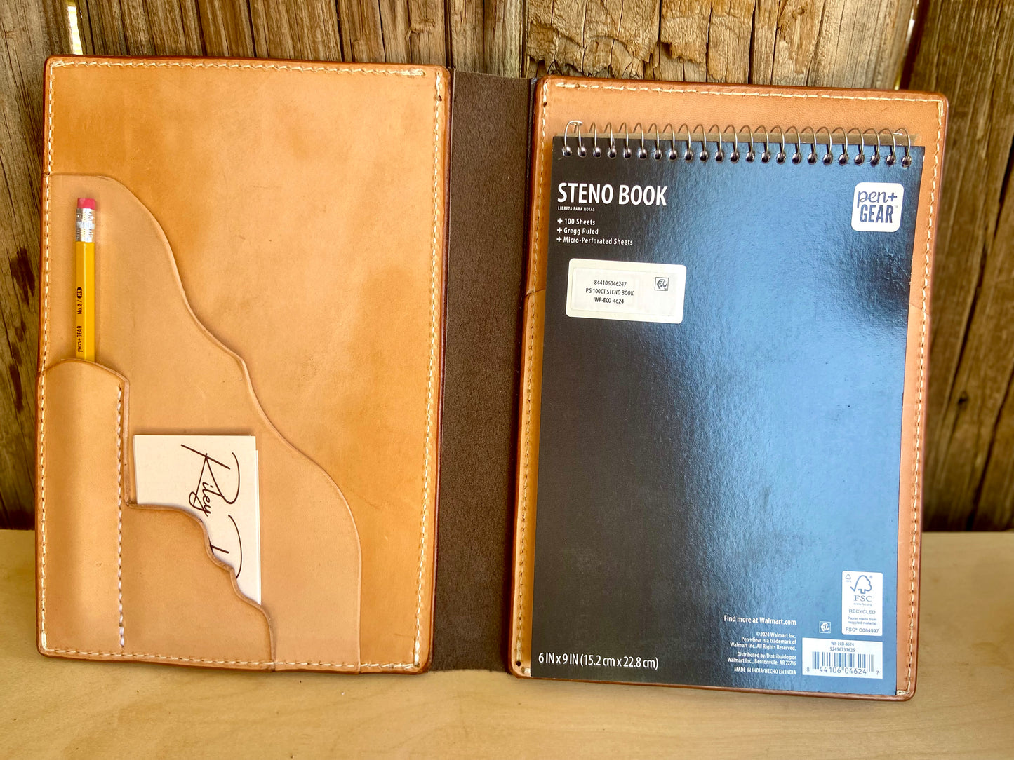 Tooled Steno Notebook