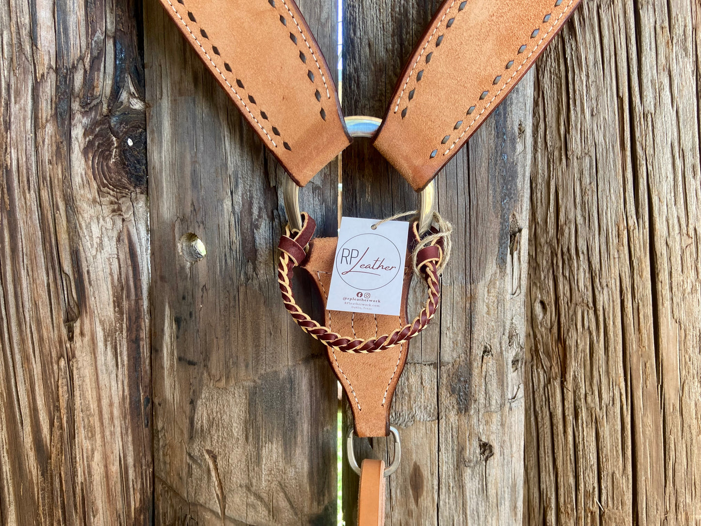 Buck stitched Breast collar